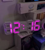 ⁦ساعة 3D LED الرقمية⁩ - الصورة ⁦4⁩