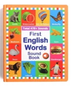 كتاب تعلم الإنجليزية للأطفال والكبار – First English Words Sound Book